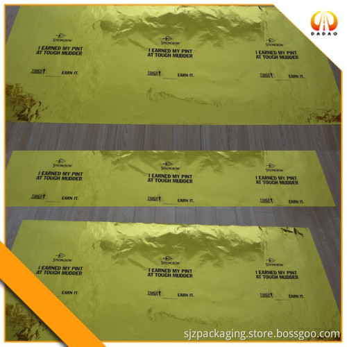 CE Approval gold silver emergency foil blanket backed heat blanket